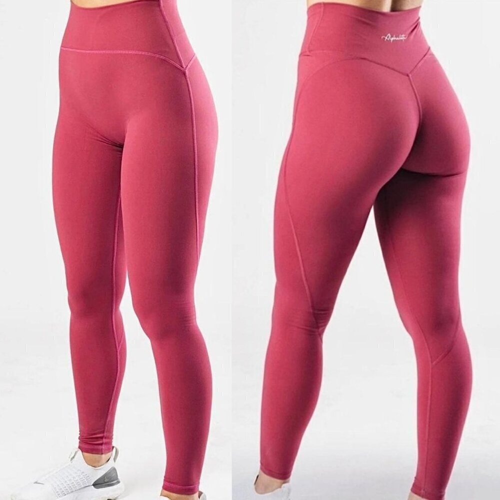 Alphalete Pink Surface Elevation Leggings Size Medium 26720